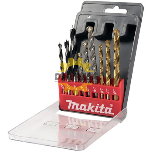 Makita Juego de Mechas 9 Pzas MET-MAD-Con