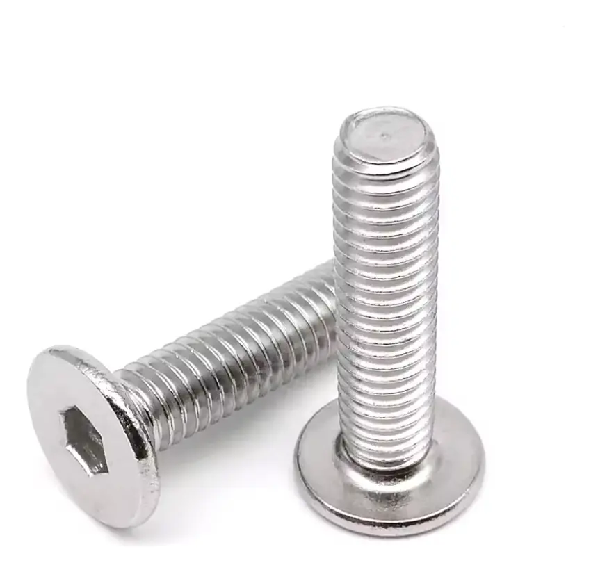 Tornillo Allen cilíndrico cabeza ultra baja