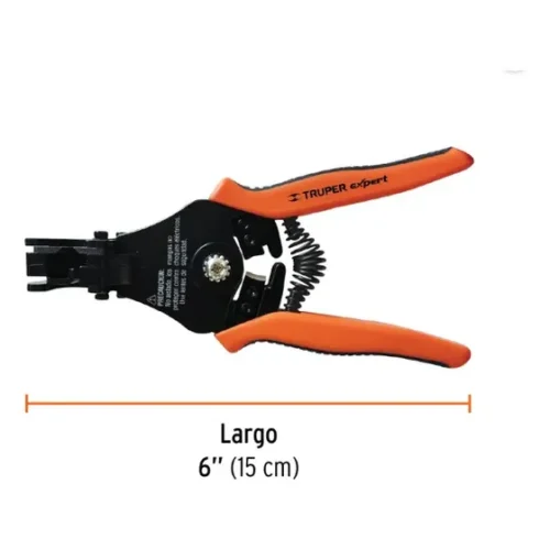 Pinza 6  Pela Cables Automática, 16 A 12 Truper Expert 17376