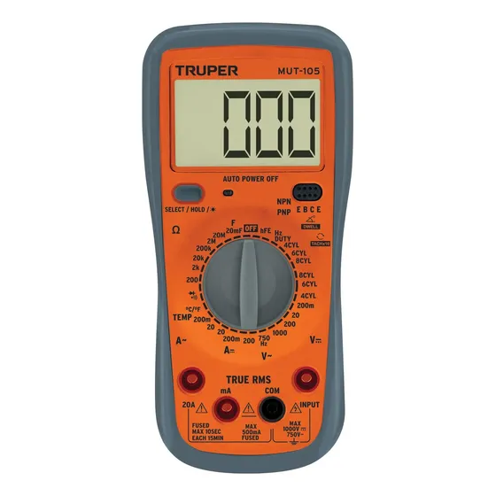 Tester Truper Digital Automotriz Mut-105
