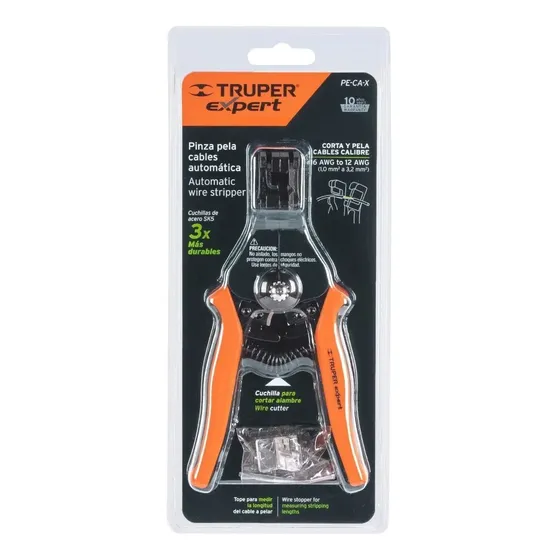 Pinza Pela Cables Para Conexiones De Red Truper 17376