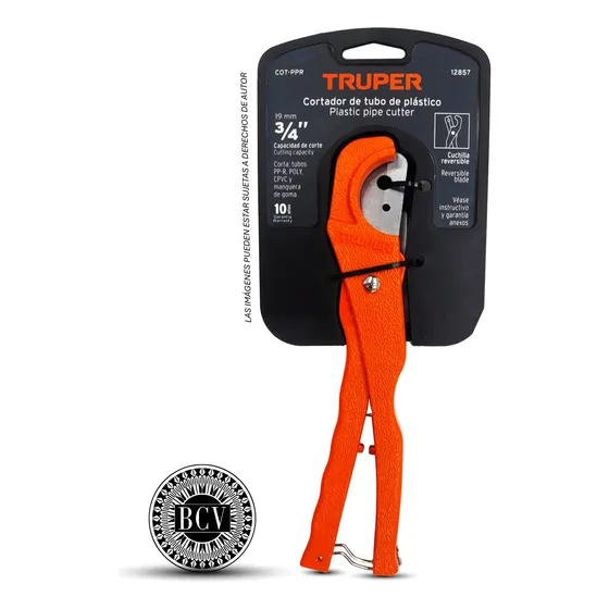 Cortador De Tubo De Plástico 2-1/2 Truper 12857 Resorte