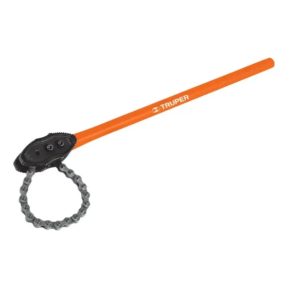 Llave Con Cadena Tipo Caiman Uso Pesado 28 Truper (13140)