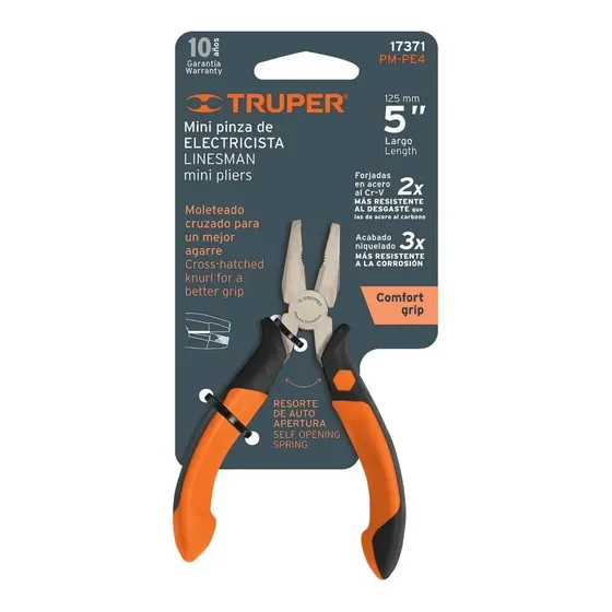 Alicate Mini Eléctrico 4 Truper 17371