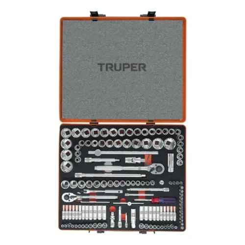 Juego Truper De Dados, Milimetricos Y Pulgadas, 135pzas,