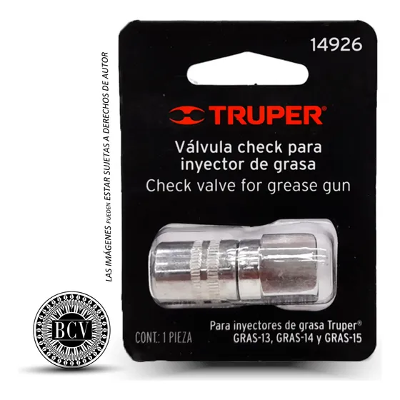 Válvula O Pico Para Manguera Engrasadora Truper 14926