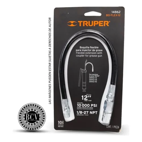Manguera Flexible Para Engrasadora Con Pico 12 Truper 14862