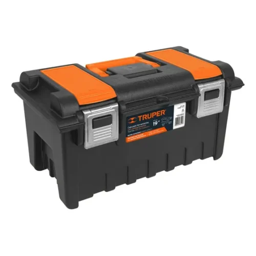 Caja Para Herramientas, Compartimentos Y Broches Metálicos