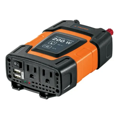 Inversor Truper De Corriente De 200 W Con Puertos Usb