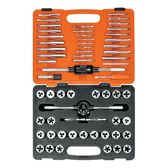 Juego De Machos Y Tarrajas 60 Piezas Marca Truper