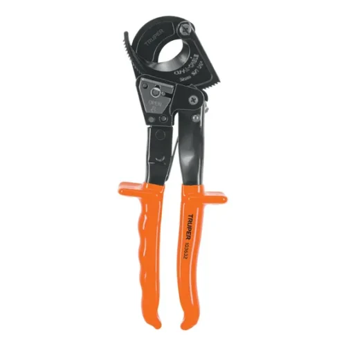 Alicate Truper De Rachet Corta Cable, 10puLG, Pcc-10x