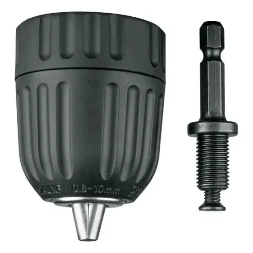 Mandril 3/8 Sin Llave, Con Adaptador Hexagonal 1/4 , Truper