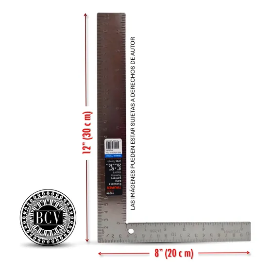 Escuadra Para Cantero 8 X 12 Truper 14386 De Acero