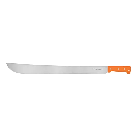 Machete Truper, Cacha Naranja Remachada, 24puLG, T-460-24p