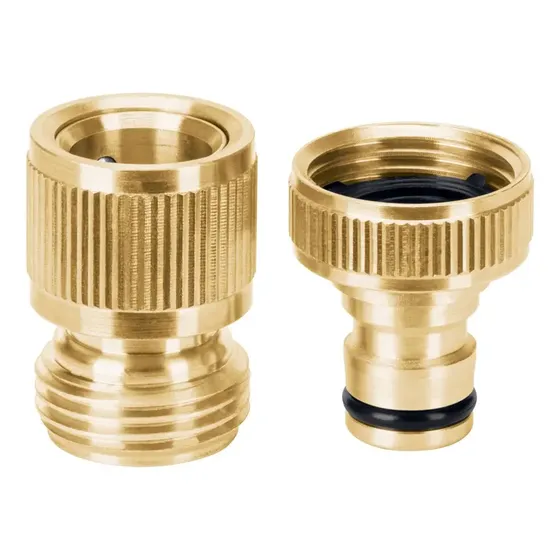 Conector 3/4 Rápido De Latón Grifo-manguera Sistema Click